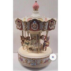 21 " tall Melody in Motion by Waco Products - King of Clowns Carousel